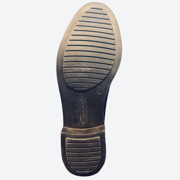 Chooka Womens Rain Boot Bootie Deco Laser Cut Black Size 7 New - Picture 8 of 8